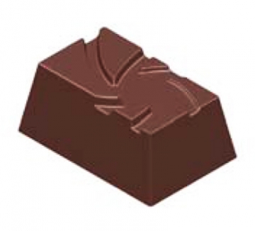 Chocolate World Rectangular Design Praline Polycarbonate Mould